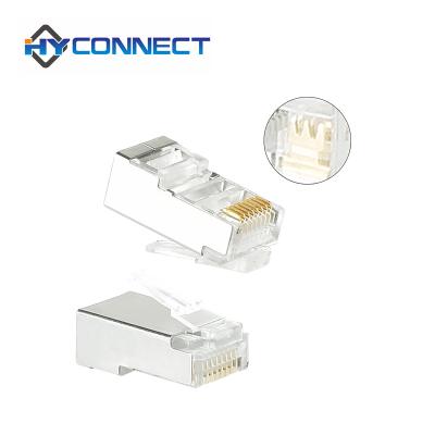 China Wiring Network System Rj45 FTP Shielded Male Modular Cat6 Plug for sale