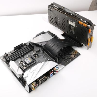 China COMPUTER Qingsea ODM PCIe Graphics Card Extender PCI-E x16 To PCIE 3.0 PCI 16x e Riser Case Fixed Vertical For ATX Chassis for sale