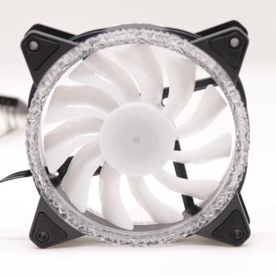 China Remote Control Case Desktop Colorful Gaming Computer Fan 120mm Cooler PC Light RGB LED Fan For Computer Case for sale