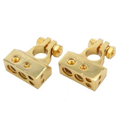 China Automotive/Boat/Cars High Quality Copper Battery Connectors Car Marine Top Post Battery Terminal Flange for sale