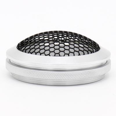 China 2pcs Automotive 1.5 Inch Speaker Grill Cover Device Aluminum Alloy Frame With Honeycomb Mesh For Car A-pillar Tweeter for sale