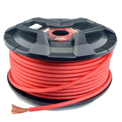 China Red Industrial 50M / Roll 8 Gauge Amplifier Power / Ground Wire For Car Audio for sale