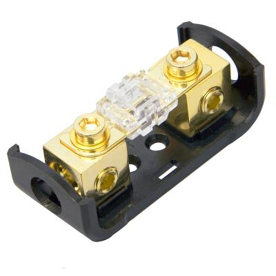 China Auto / Boat / Cars 4 / 8 Gauge Mini ANL Fuse Holder With 60A Fuse 1 Way for sale