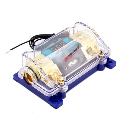 China Automobile/Boat/Car Stereo Audio Led Display Digital Inline Voltage ANL Fuse Holder 0 Gauge 2 4 In With 100 Amp Fuse for sale