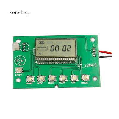 China Timer switch a control panel for LCD display aerosol dispenser liquid crystal synchronized timer for sale