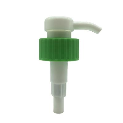 China Non Spill Factory 4cc Lotion Pump Customized PP Plastic Hand Washing White 38mm Screw Twist Ribbed Pump 38/410 Lotion Pumps for sale