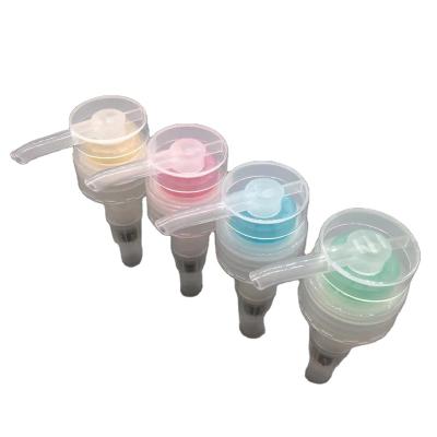 China Non Spill Plastic Pump 33/410 , Customized Color Liquid Soap Hongyuan Screw Lotion Pump 4cc for sale