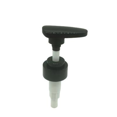 China Non Spill Hongyuan 33/410 High Quality 4cc Liquid Soap Dispenser Pump Up Black Plastic Lotion Pump for sale