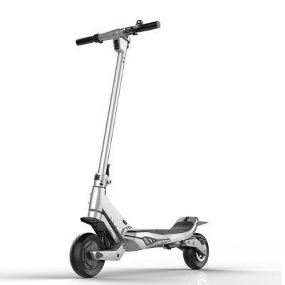 China unisex 2 tire fat wheel stand up mobilty foldable electric scooter silver for sale