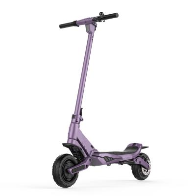 China Purple Electric 500W Unisex Top Wheeler 2 Wheel Scooter With Inflatable Tire for sale