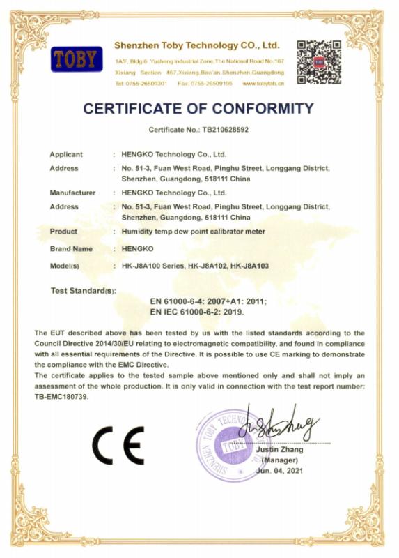 CE - Hengko Technology Co., Ltd.