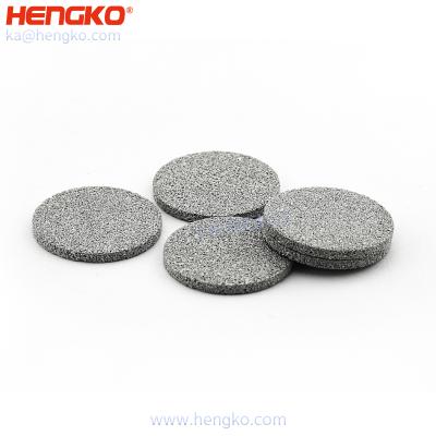 China High Temperature Wholesale Custom 10 20 50 Micron Porosity Metal Powder Sintered Stainless Steel Filter Disc for sale