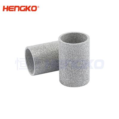 China Factory direct sale 40-50 um particles factory direct sale 40-50 micron pore grade uniform distribution sintered metal SS porous stainless steel filter tube for sale