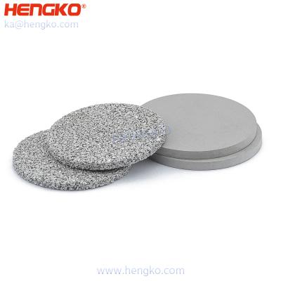 China Eco - Friendly In Stock Microns Sintered Porous Metal Stainless Steel Filter Disc for sale