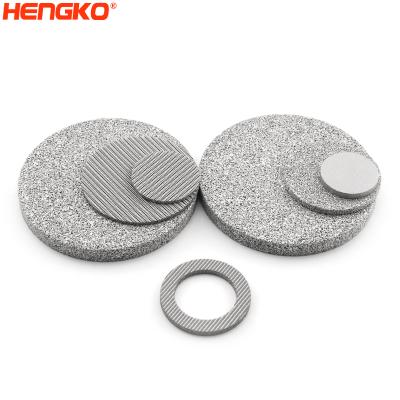 China Uniform Particle Distribution Sintered Mesh Powder 0.2-120 Micron 316L Metal Stainless Steel Bronze Filter Disc for sale