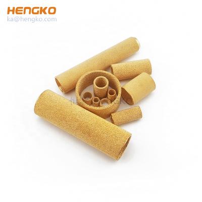 China New China Eco-friendly Porous Material Sintered Copper Brass Bronze Powder Air Filter for sale