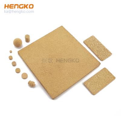 China Eco-friendly HENGKO Custom 0.2 Microporous Sintered Inconel Bronze 316L Stainless Steel Metal Filters 0.5 To 100 Micron Sheet for sale