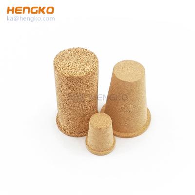 China Stainless Steel Candle Filter Liquid Filter Bronze Sintered Porous Cartridge For Liquid Filtering for sale