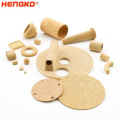 China HENGKO Micron Stainless Steel Filter 316L Porous Sintered Bronze Sintered Bronze Filter Cartridge of Solid-Liquid Separation for sale