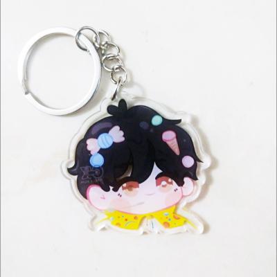 China Anime Cartoon Plastic Custom Acrylic Characters Phone Key Chain for sale