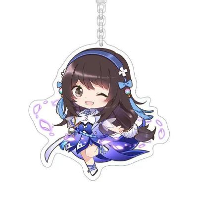 China Daily Life Factory Low MOQ Customized Acrylic Key Chain DIY Charm Ita Bag Cartoon Keychains for sale