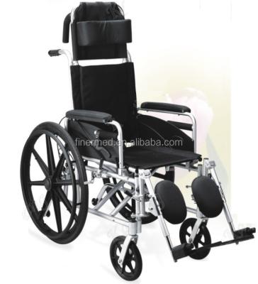 China Stainless Steel Aluminum Reclining Children Wheelchair For Pediatric for sale