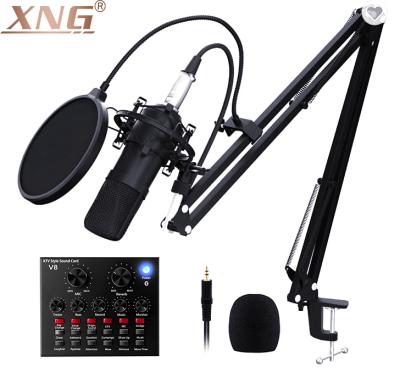 China Best price with high quality factory price BM800&V8 sound card for studio home recording for sale