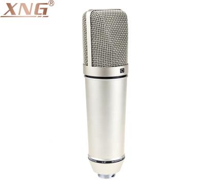 China U87 Shock Mount Mic Large Diaphragm 34mm Super Quality 48V Capsule Condenser Microphone for sale