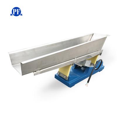 China Material Conveyor Small Flat Electromagnetic Vibratory Feeder For Herbs /Particles for sale