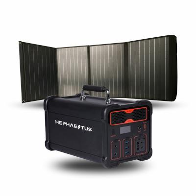 China Portable Solar Generator 220v 300w LiFePO4 Lithium Battery Solar Bank Inverter Type C Ryder Solar Power Station Solar For Emergency Home Use for sale