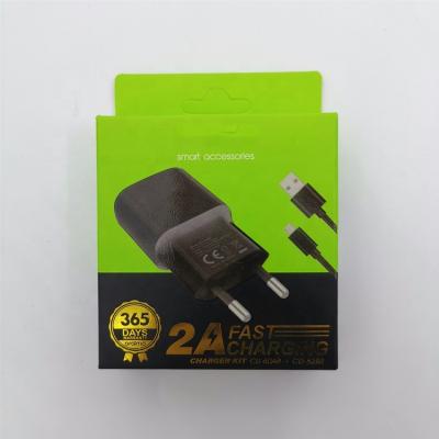 China Mobile Phone EU Plug 5V 2A High Speed ​​USB Phone Charger Kit For Oraimo Cable for sale