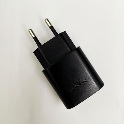 China Super Fast Charging Mobile Phone EP-TA800 25w USB C Wall Fast Charger For Samsung note10 EU Charger for sale