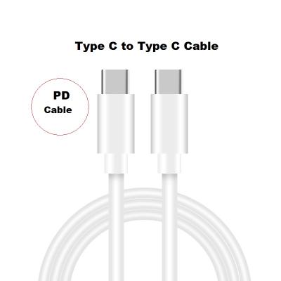 China PD Fast Charging Type C To Type C Band Data Cable 5V 3A 60w White PD USB-C Fast Charging Cable For Computer For Phone for sale