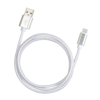 China 1.5M Colorful Nylon Braided COMPUTER Usb Data Cable For Micro Phone for sale