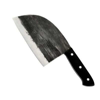 China Liziqi Sustainable Chinese Traditional Kitchen Knife Hand-Forged Cleaver For Bones, Wood, Fish, Vegetables for sale