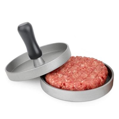 China Free Sample Easily Cleaned! Low MOQ Aluminum Burger Meat Press Patty Hamburger Maker For Outdoor Grill BBQ for sale