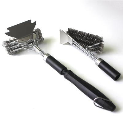 China New tender easily cleaned! ! Low MOQ Effortless Bristle Free BBQ Grill Cleaning Brush with Detachable Handle for BBQ Grill Grills for sale