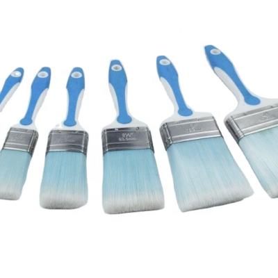 China Furniture Wall Paint Brush Angle Belt Wood Paint Brush With Wood Handle Plastic Handle for sale