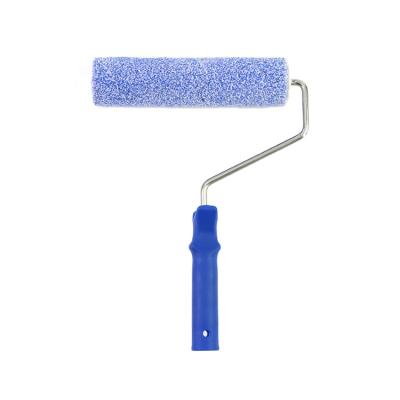 China 9 Inch Fine Hair Paint Roller Brush Handle Cheap Custom Blue Paint Brush Cleaning Tool Manufacturers for sale