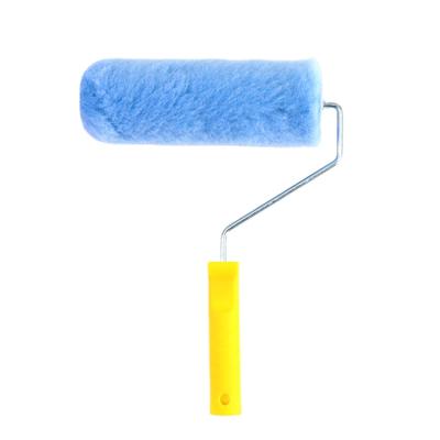 China New Wholesale High Density Blue Cheap Custom Made POLYESTER China Paint Roller Brush Handle Tool for sale