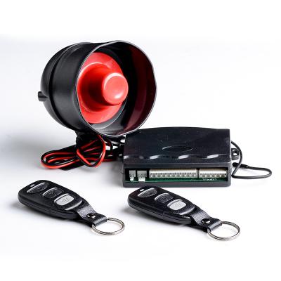 China Universal Car Security Systerms Factory Way Car Alarm System Remote Control Ultrasonic Sensor One Way With Engine Start for sale