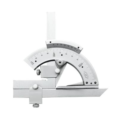 China Industrial Universal Protractor 0-320 Degree Bevel Angle Adjustable Vernier Protractor Goniometer for sale