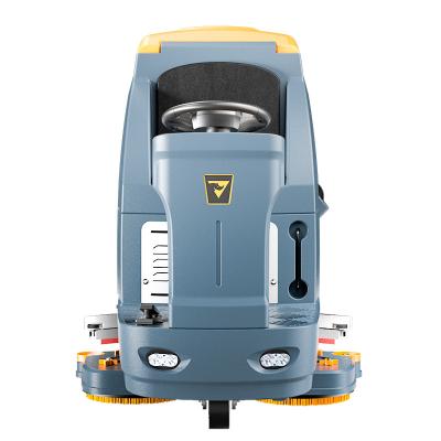 China Hotels K80 Electric Industrial Factory Workshop Floor Scrubber Machine Turn-on Floor Washer for sale