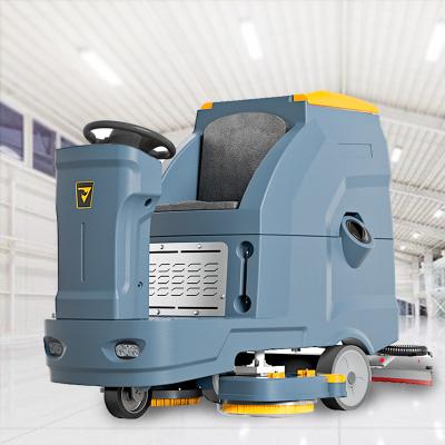 China K80 Hotels Warehouse Heavy Duty Tower On Floor Battery Powered Automatic Scrubber Cleaning Machine for sale