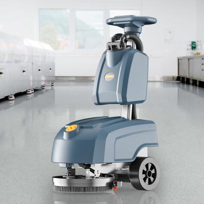 China M30 Hotels Compact Floor Cleaning Machine Walk Behind Single Brush Floor Scrubber Machine for sale