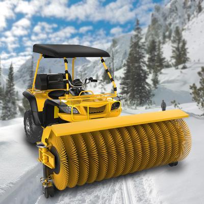 China Building Material Stores Yangzi SXJ003 Heavy Duty Four Wheel Drive Electric Snow Plow Tower On Road Snow Sweeper Machine for sale