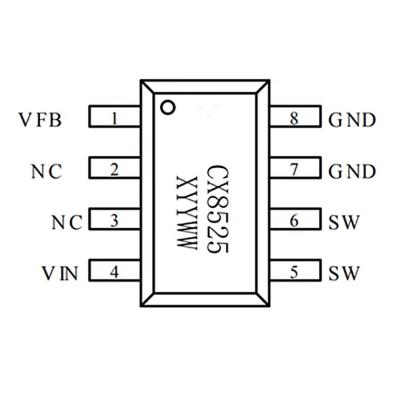 China CX8525 DC-DC CX8525 Step-Down Converter IC for sale