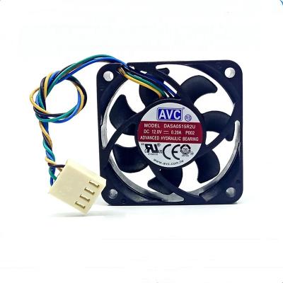 China Household 4 wire/PWM temperature controlled fan 5015 DA0515R12H 12V 0.2A for sale