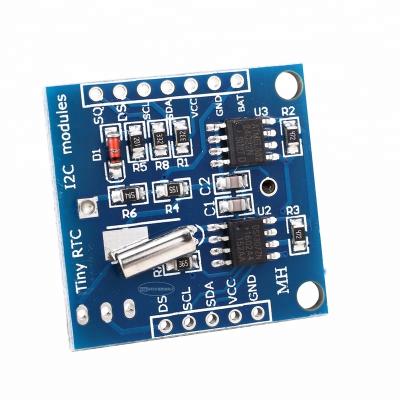 China Electronic Products RTC I2C Module 24C32 Memory DS1307 Timer Module Tiny Clock Module for sale