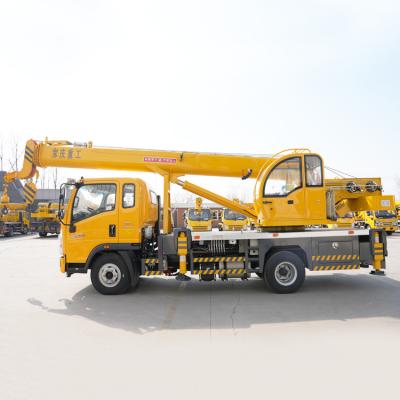 China TRUCK CRANE Hot 10 Ton HOWO Truck Cranes Crane Air Conditioner Electric Wire Crane for sale